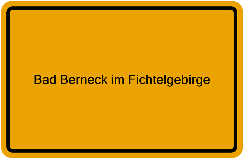Handelsregister Bad Berneck im Fichtelgebirge